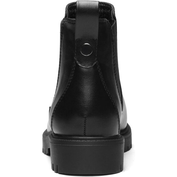 Dream Pairs Ankle Boote Women Black Thermoplastic Elastomers Fashion Slip  Elast - Picture 4 of 7